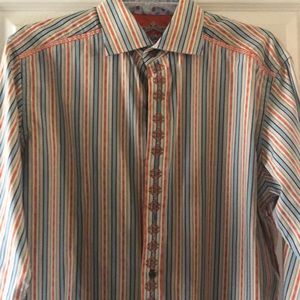 ROBERT GRAHAM Long Sleeve Button Up Men’s Medium
